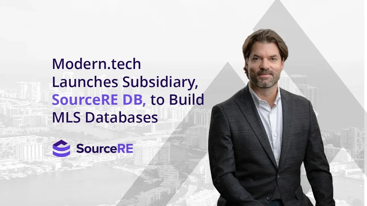 Modern.tech Launches Subsidiary, SourceRE DB, to Build MLS Databases4